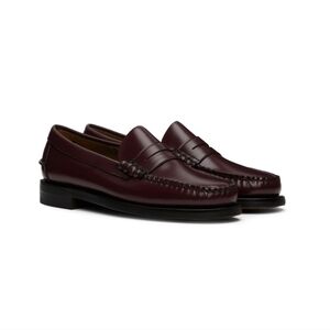 TOD'S MENS "Like New" Leather Burgundy Loafer Oxford Slip on shoes sz UK6.5US7.5
